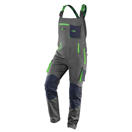 Neo 81-247-S Kantáros munkanadrág PREMIUM, 100% cotton, ripstop, size S