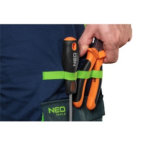 Neo 81-276-L Rövid munkanadrág övvel, PREMIUM, 62% pamut, 35% polyester, 3% elastane, méret:L