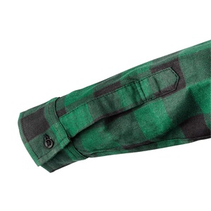 Neo 81-546-S Flanel ing, zöld-fekete, S