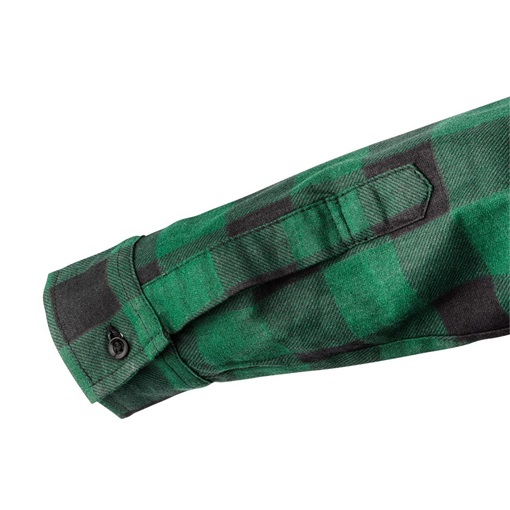 Neo 81-546-S Flanel ing, zöld-fekete, S