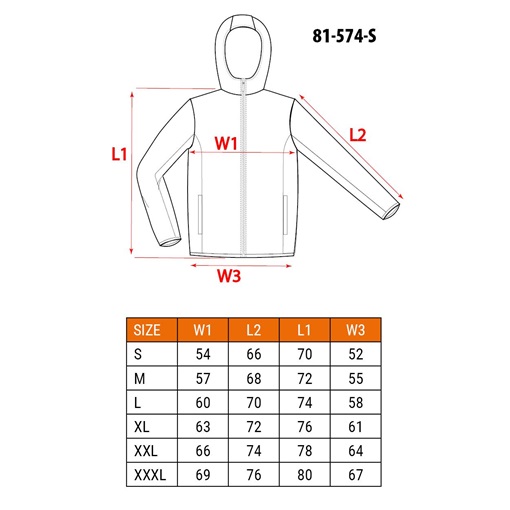 Neo 81-574-XL Munkakabát, téli kivitel, Fekete, XL