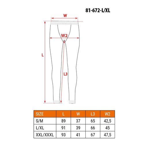 Neo 81-672-L/XL Coolmax melegítőnadrág thermo aláöltözet