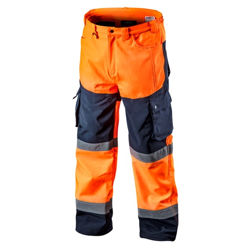 Neo 81-751-XXL láthatósági munkanadrág, softshell, narancssárga KIFUTÓ