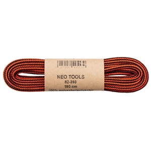 Neo 82-393 Cipőfűző 150cm, narancs-fekete