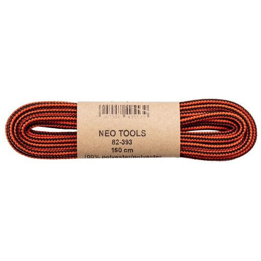 Neo 82-393 Cipőfűző 150cm, narancs-fekete