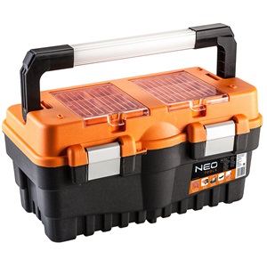 Neo 84-102 szerszámláda 18", 460x255x240mm, 2 szortimenter