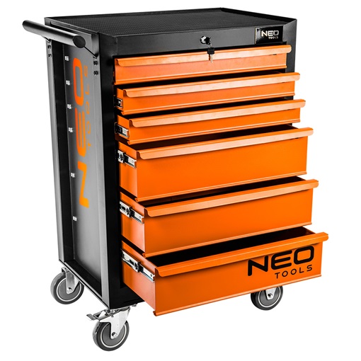 Neo 84-221 műhelykocsi 6 fiókkal, 680 x 460 x 1030mm