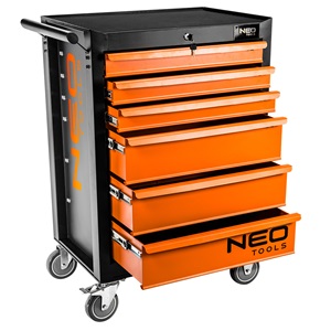 Neo 84-221 műhelykocsi 6 fiókkal, 680 x 460 x 1030mm