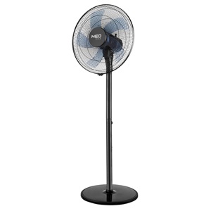 Neo 90-001 Álló ventilátor 50W, átmérő 40cm, 3 sebességfokozat, forgó, 2 in1 állitható magasság