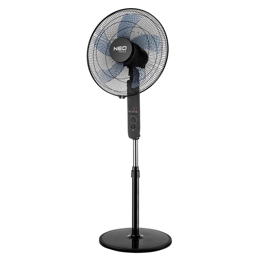 Neo 90-002 Álló ventilátor 45W, átmérő 40 cm, 3 sebességfokozat, forgó, távirányitó, időzités, 3 üzemmód