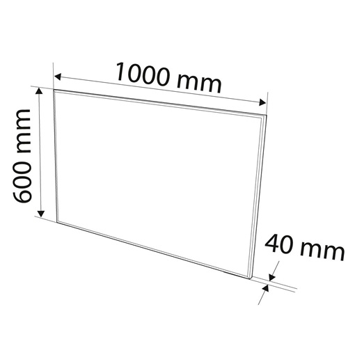 Neo 90-103 Infravörös hősugárzó fűtőpanel 600W, LED kijelző, távirányító