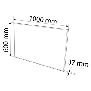 Neo 90-106 Infravörös hősugárzó fűtőpanel 600W, LED kijelző, WIFI, TUYA app, távirányító