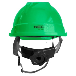 Neo 97-223 Védősisak állszíjjal, zöld
