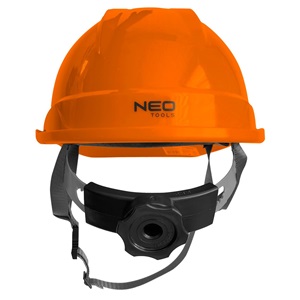 Neo 97-225 Védősisak állszíjjal, narancssárga