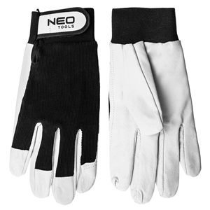 Neo 97-603 munkakesztyű, sertés színbőr, tépőzáras, 10" KIFUTÓ