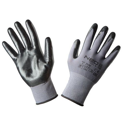 Neo 97-616-9 Munkakesztyű, nitril bevonatú nylon, 4131X, méret: 9 KIFUTÓ