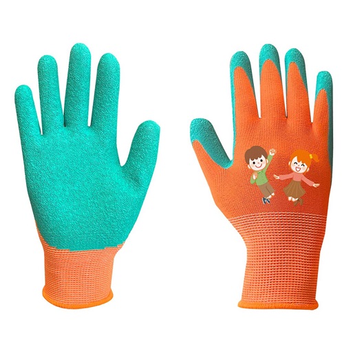 Neo 97-644-5 Gyermek munkakesztyű, latex bevonatú poliészter (crincle), 5-es