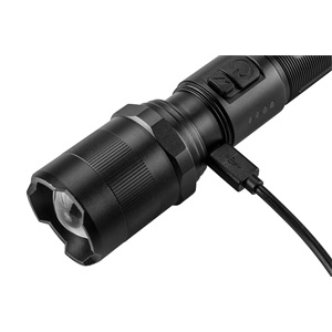 Neo 99-035 Zseblámpa tölthető, USB, 1000lum, OSRAM P9 LED, 10W