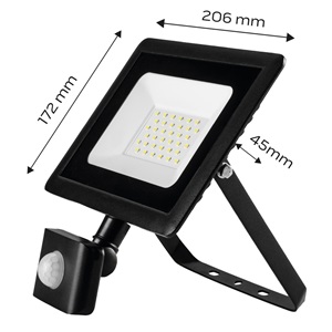 Neo 99-049 Reflektor, mozgásérzékelős, 230V/30W, 2400lm, SMD led