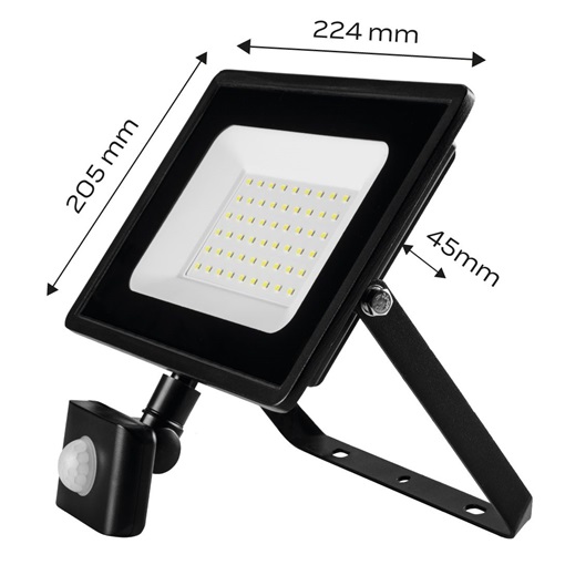 Neo 99-050 Reflektor, mozgásérzékelős, 230V/50W 4000lm SMD led