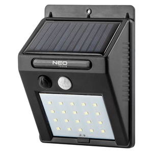 Neo 99-055 Reflektor, napelemes, fali, 20 SMD LED 250lum