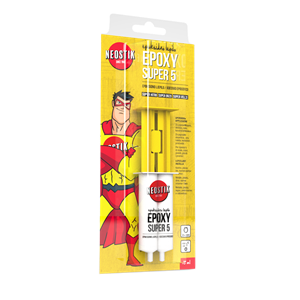Neostik Epoxy Super 5 Double Syringe 2K ragasztó 18 ml