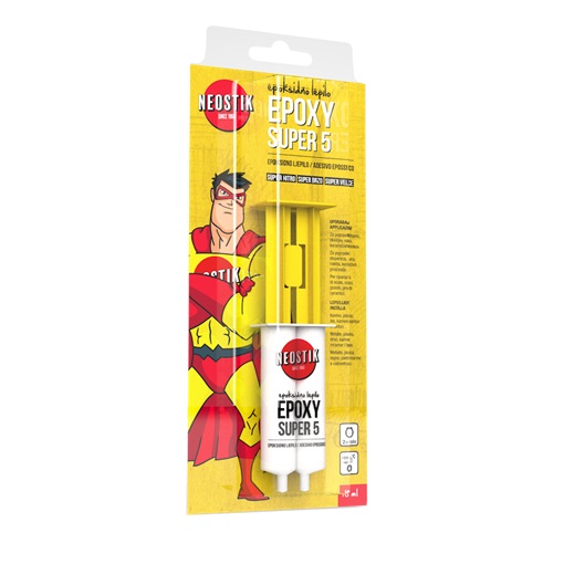 Neostik Epoxy Super 5 Double Syringe 2K ragasztó 18 ml