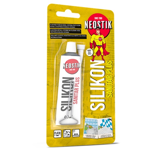 Neostik szaniter szilikon plus fehér 60 ml KIFUTÓ