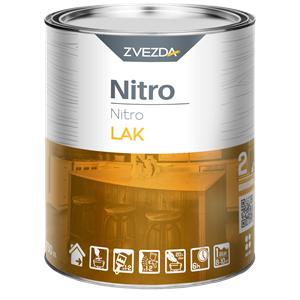 Nitro fedőlakk selyemfényű 0,75 L