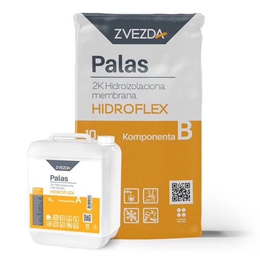 PALAS 2K HIDROFLEX vízszigetelő membrán A komp. 5 kg