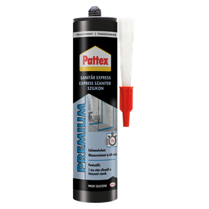 Pattex Pro Express szaniter szilikon transzparens 280 ml