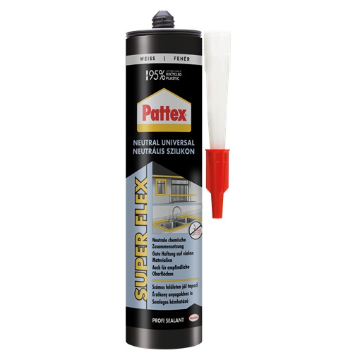 Pattex Pro Neutrális szilikon fehér 280 ml