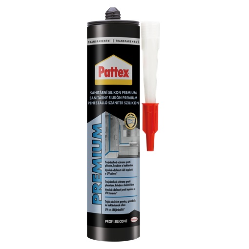 Pattex Pro Penészálló Szaniter szilikon transzparens 310 ml