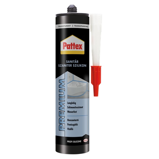 Pattex Pro Szaniter szilikon transzparens 280 ml