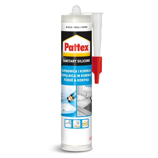 Pattex Szaniter szilikon fehér 280 ml KIFUTÓ