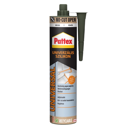Pattex Univerzális szilikon fehér 280 ml
