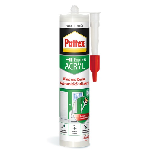 Pattex Akril fali fugázó 280 ml EXPRESS KIFUTÓ