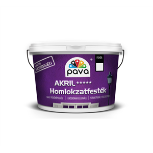 Páva akril homlokzatfesték fehér  8 L