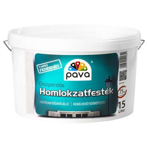 Páva homlokzatfesték fehér 15 L