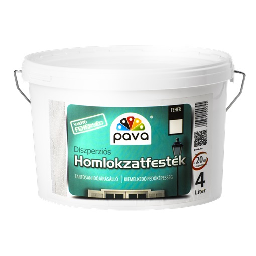 Páva homlokzatfesték fehér 4 L