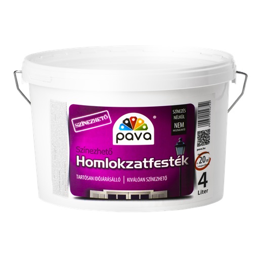 Páva homlokzatfesték színezhető 4 L