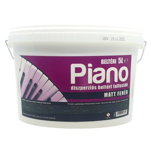 Piano beltéri falfesték  5 L KIFUTÓ