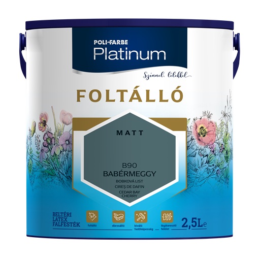 Platinum Foltálló falfesték Babérmeggy B90  2,5 L