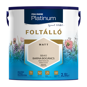 Platinum Foltálló falfesték Barna bogáncs BB40  2,5 L