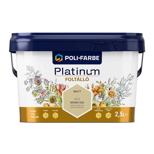 Platinum Foltálló falfesték Bronz sás BS45  2,5 L