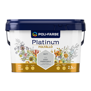 Platinum Foltálló falfesték Ezüst párnacserje E35  2,5 L