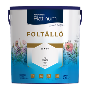 Platinum Foltálló falfesték Fehér F2  5 L