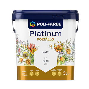 Platinum Foltálló falfesték Fehér F2  5 L