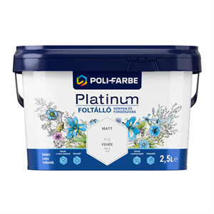 Platinum Foltálló falfesték Konyha és fürdőszoba F10  2,5 L