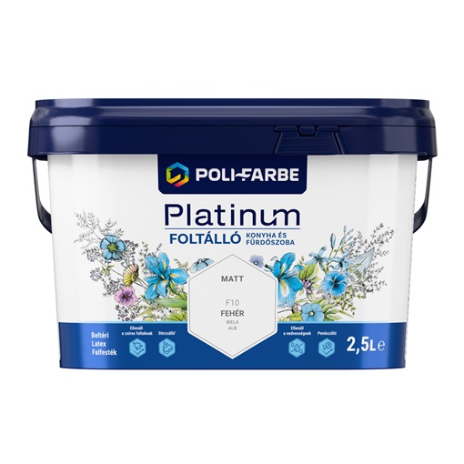 Platinum Foltálló falfesték Konyha és fürdőszoba F10  2,5 L